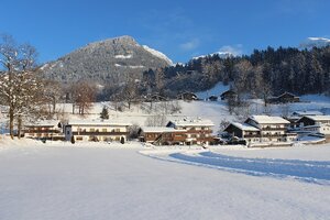 Winterstimmung am Gästehaus Salzgau